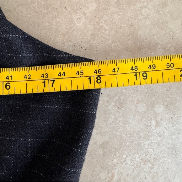 Theory Black Window Pane Sleeveless Virgin Wool Sheath Womens Size 8 - Picture 9 of 16